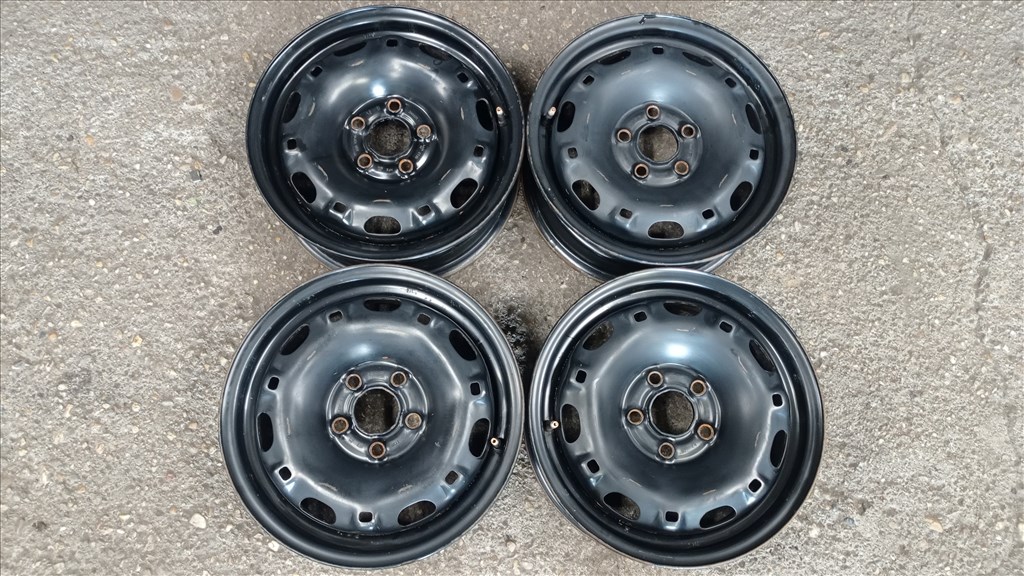  5x100 lyukosztású 5,5JJ 14" használt (gyári felni) lemezfelni 1. kép