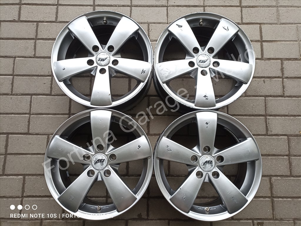 5x112 16" AEZ 'Wave' használt alufelni garnitúra 1. kép