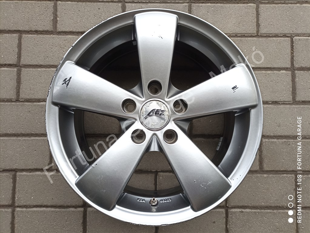 5x112 16" AEZ 'Wave' használt alufelni garnitúra 5. kép