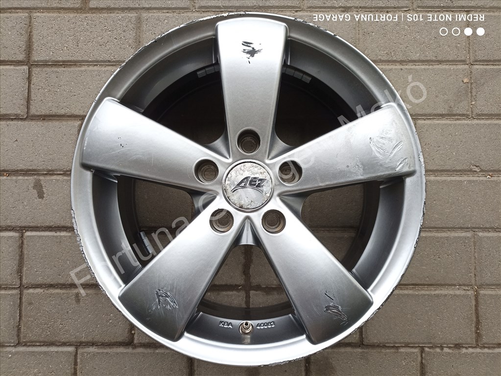 5x112 16" AEZ 'Wave' használt alufelni garnitúra 6. kép