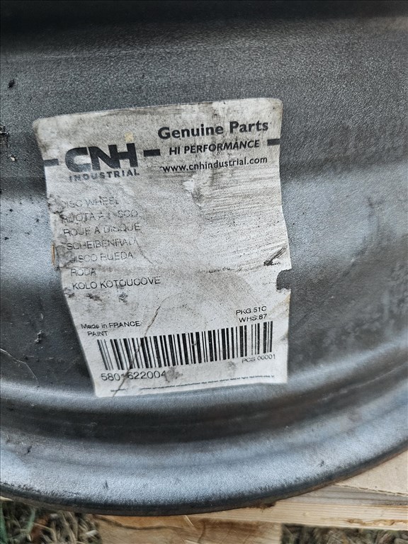  6x125 lyukosztású 6,5JJ 16" újszerű (gyári felni) lemezfelni 4. kép