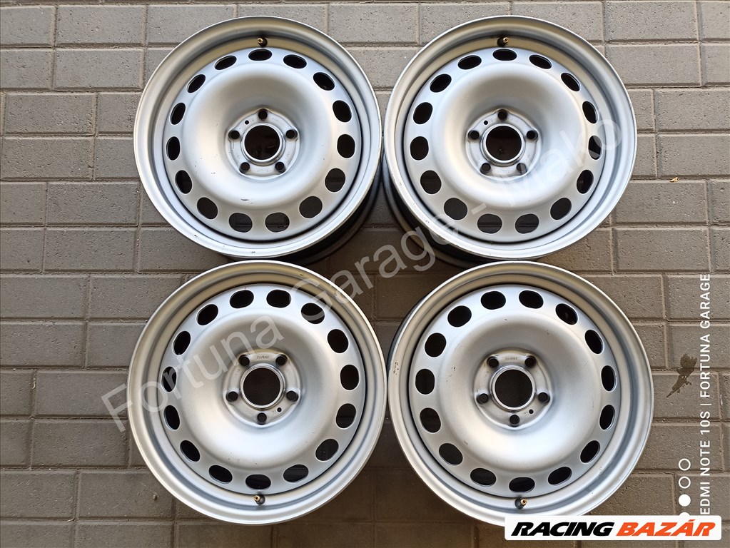 5x108 16" Citroen / Peugeot / Toyota újszerű lemezfelni garnitúra (638) 1. kép