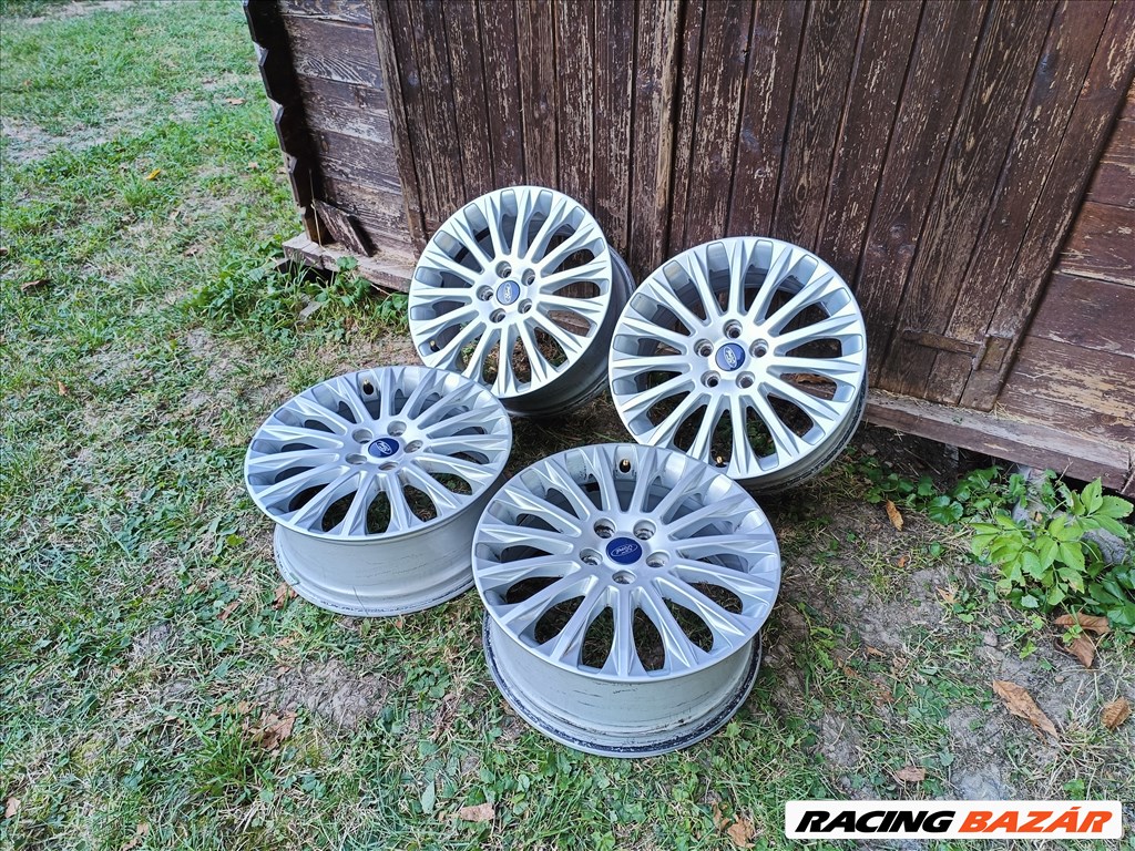  5x108 lyukosztású 7J 17" Ford újszerű (gyári felni) alufelni, szenzorok 3. kép