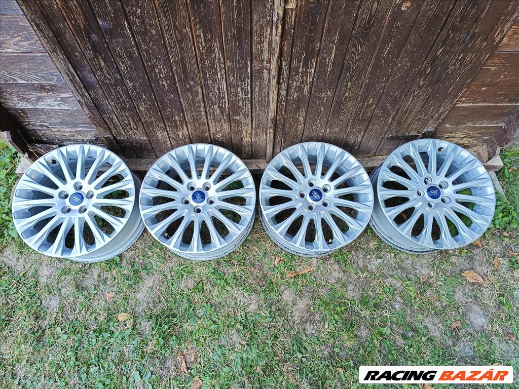  5x108 lyukosztású 7J 17" Ford újszerű (gyári felni) alufelni, szenzorok 4. kép