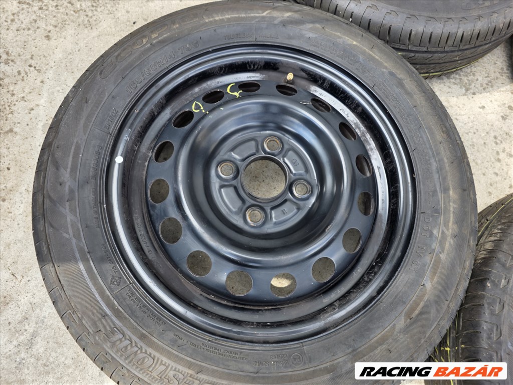 14-es Honda 4 X 100 lemezfelni garnitúra eladó! 1. kép