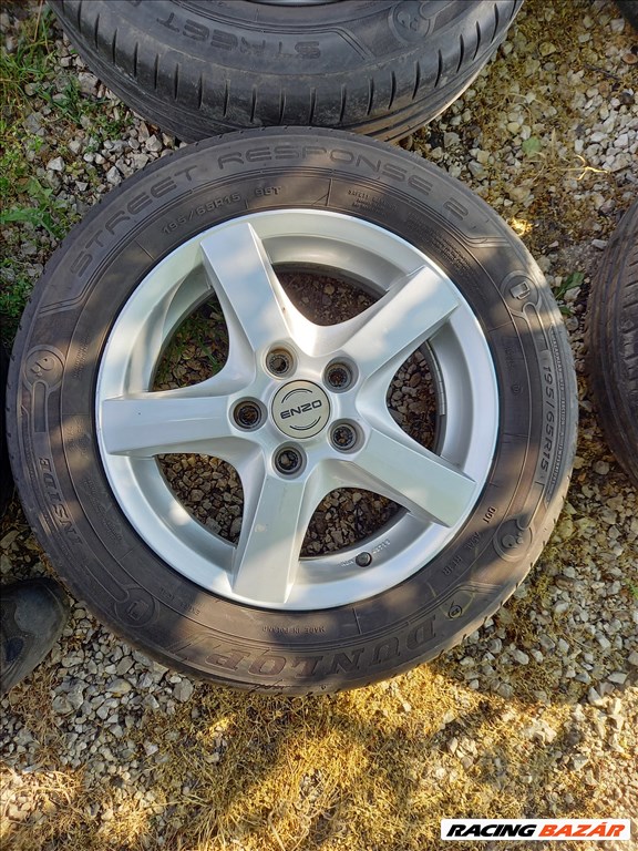 Enzo 5x112 6.5x15 alufelni 195/65r15 haszn hankook nyárigumi sxx4  3. kép
