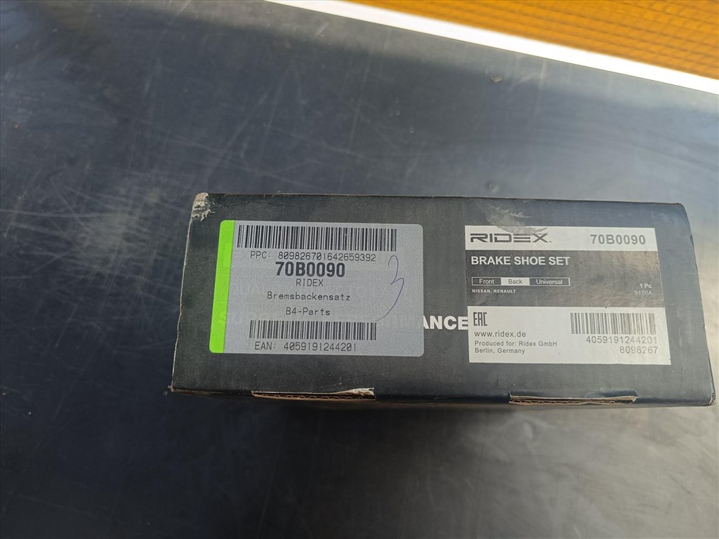 Ridex hátsó fékpofa Renault Kangoo, Nisan Kubistar 3. kép