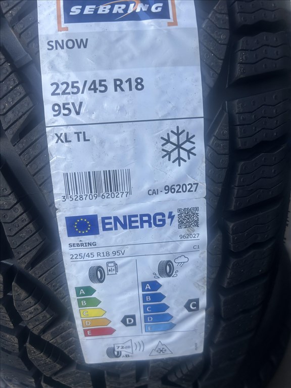 4db 225/45×18″ Sebring téli új gumiabroncs. (3691342) 2. kép