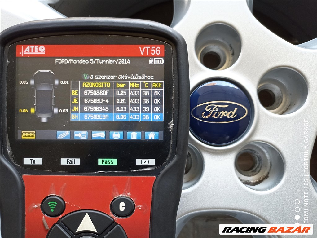 5x108 17" Ford S-Max / Mondeo újszerű alufelni garnitúra 9. kép