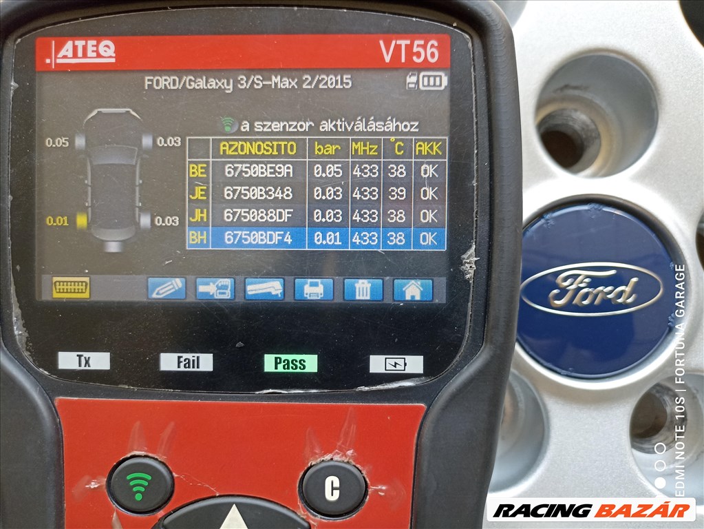 5x108 17" Ford S-Max / Mondeo újszerű alufelni garnitúra 10. kép