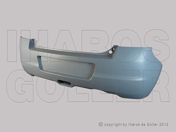 Suzuki Swift 2005-2010 - Hátsó lökhárító alapozott 08.01- 1. kép