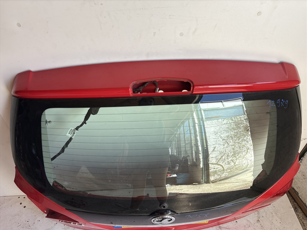12979 Opel Meriva B Csomagtérajtó Piros 2. kép