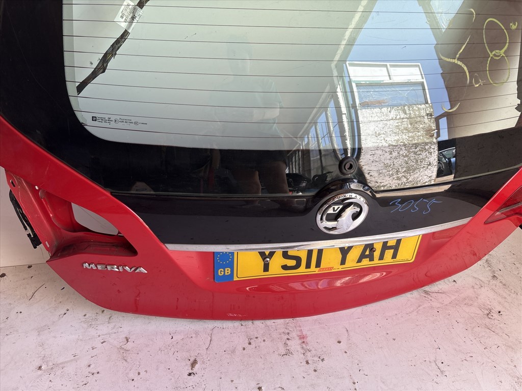 12979 Opel Meriva B Csomagtérajtó Piros 3. kép