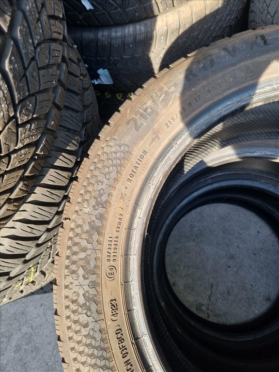  215/5517" újszerű Continental WinterContact TS870P téli gumi 4db  5. kép