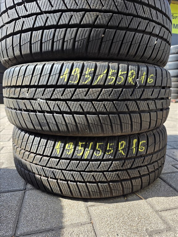  195/5516" újszerű Barum polaris 5 téli gumi  2. kép