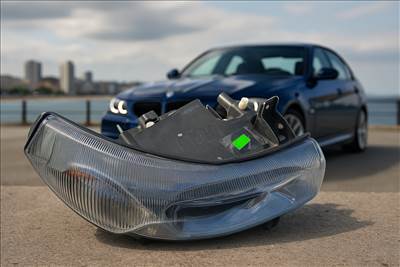BMW 3-as sorozat E90 bal első Bi-Xenon projektoros fényszóró 719173308 1el00993301af
