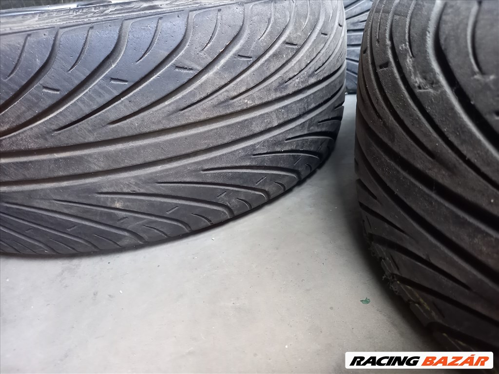  4x100 lyukosztású 17" használt Aez alufelni, rajta 205/40 használt Falken nyári gumi sxx3 4. kép