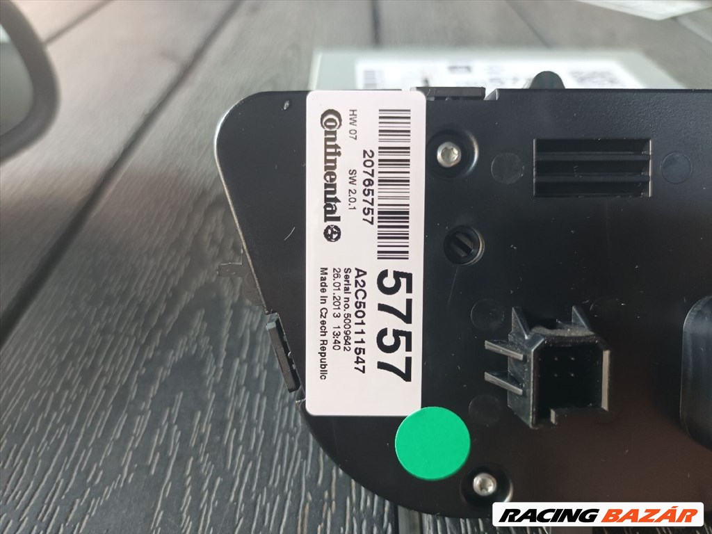 Opel Mokka Fűtéskapcsoló (digit klímás) 3922 ,  20765757 4. kép