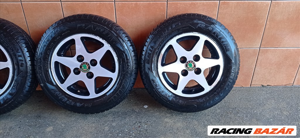 SKODA PICK UP 13" ALUFELNI 4X100 NYÁRI 175/70R13 GUMIVAL OLCSÒN!!! 2. kép