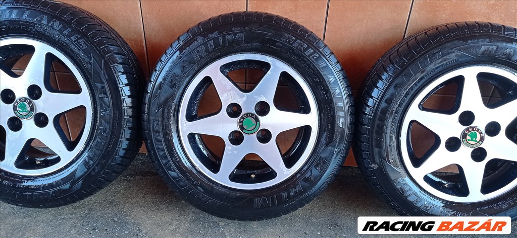 SKODA PICK UP 13" ALUFELNI 4X100 NYÁRI 175/70R13 GUMIVAL OLCSÒN!!! 3. kép