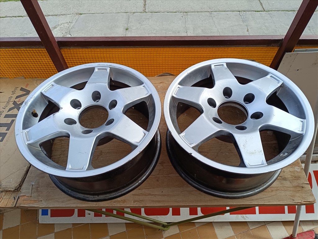 16" használt Alessio alufelni 6-os lyukosztás, Mitsubishi, Toyota, Nissan 1. kép