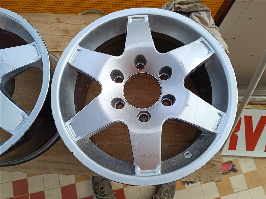 16" használt Alessio alufelni 6-os lyukosztás, Mitsubishi, Toyota, Nissan 2. kép