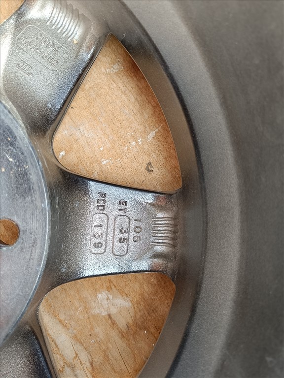 16" használt Alessio alufelni 6-os lyukosztás, Mitsubishi, Toyota, Nissan 6. kép