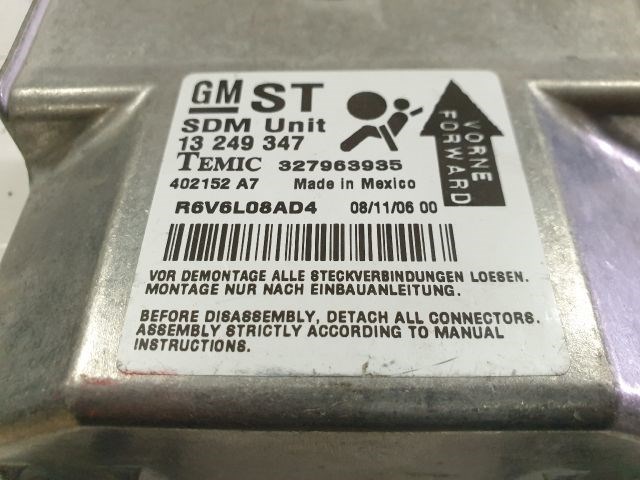 Opel Astra H Légzsák elektronika ST CABRIO 13249347 3. kép