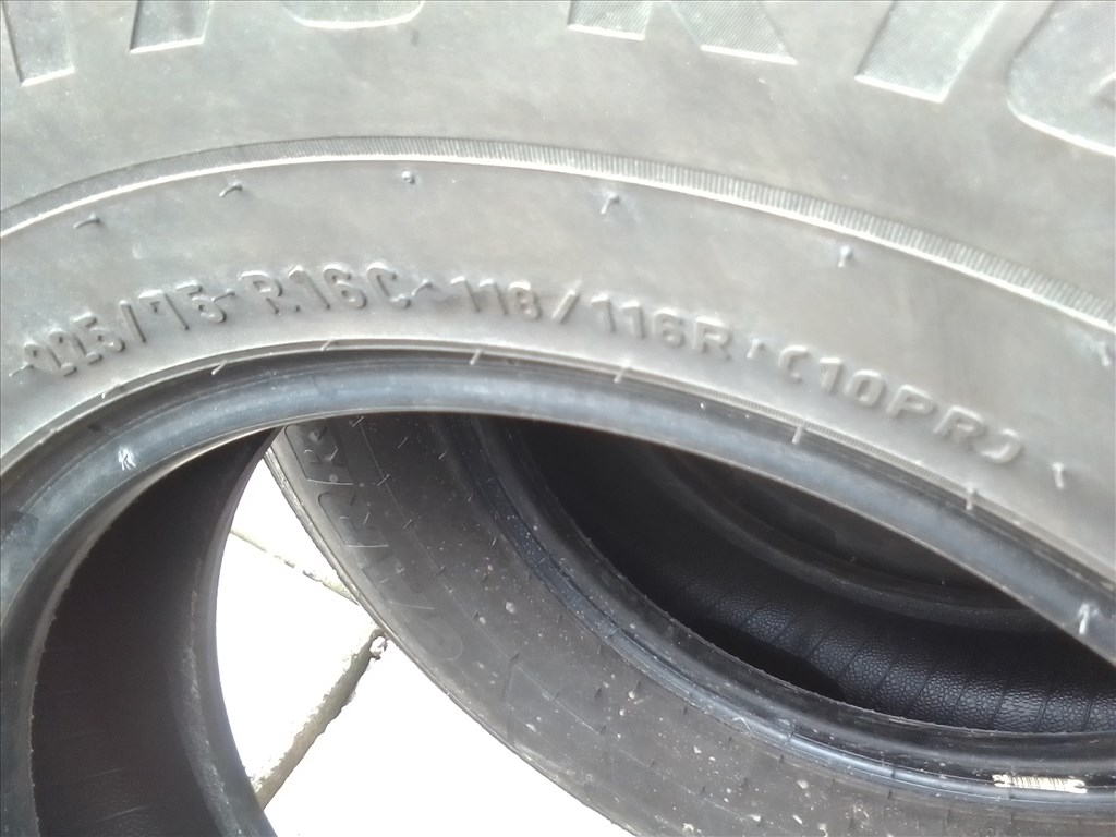  225/75R16C Pirelli Carrier használt kisteher nyári gumi  7. kép