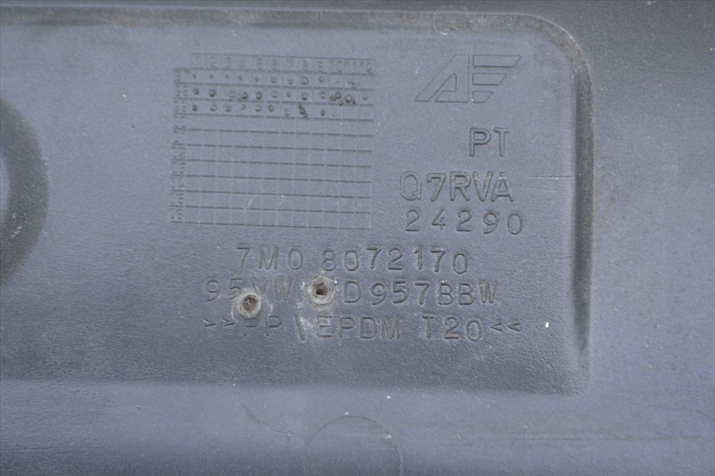 Volkswagen Sharan I, Ford Galaxy I, Seat Alhambra I első lökhárító, vészhárító! 7M0807217 8. kép