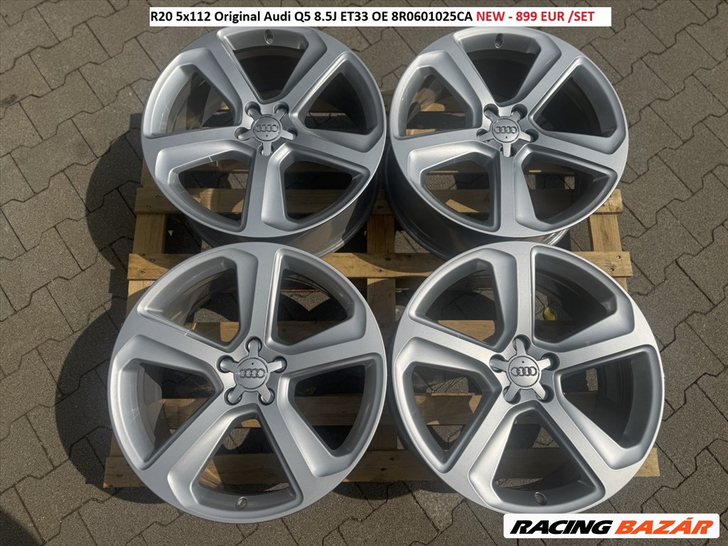 R20 5x112 Original Audi Q5 8.5J ET33 gyári új alufelnik felnik felni 1. kép