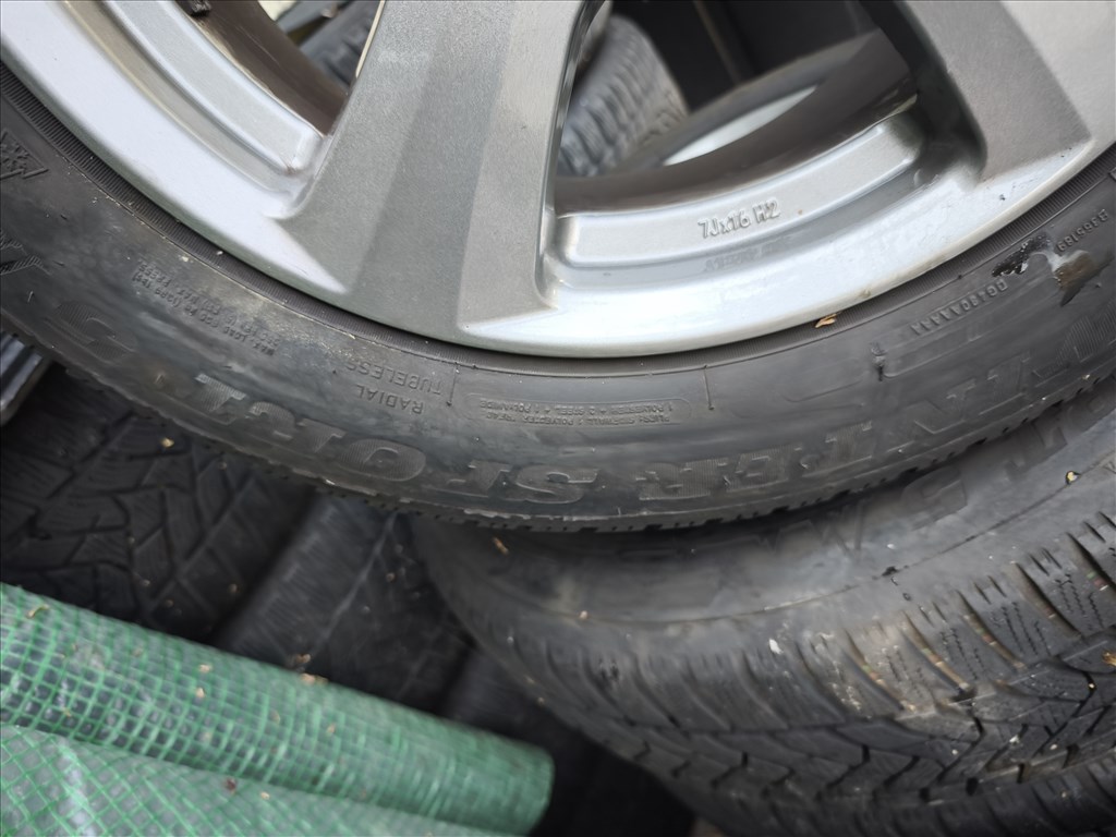 AUDI A4 ALUFELNI R16" 5x112 GARNITURA ELADÓ TÉLI GUMIKKAL! MSW designed by O.Z.   3. kép