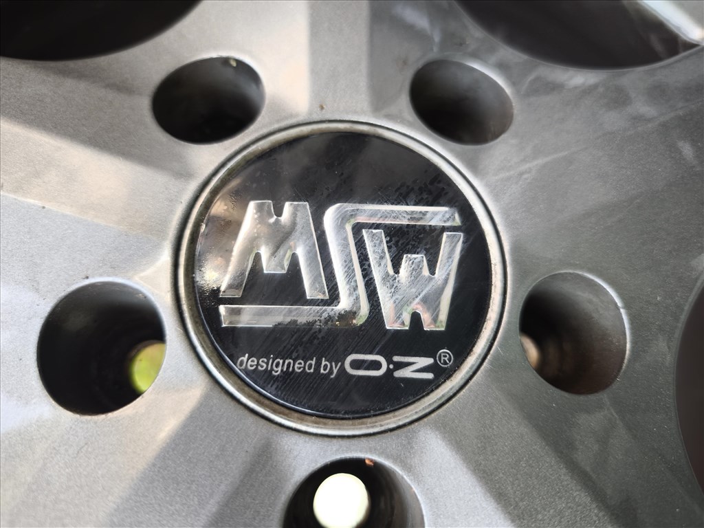 AUDI A4 ALUFELNI R16" 5x112 GARNITURA ELADÓ TÉLI GUMIKKAL! MSW designed by O.Z.   5. kép