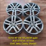 5x112 16" VW ATLANTA gyári alufelni garnitúra /újszerű/