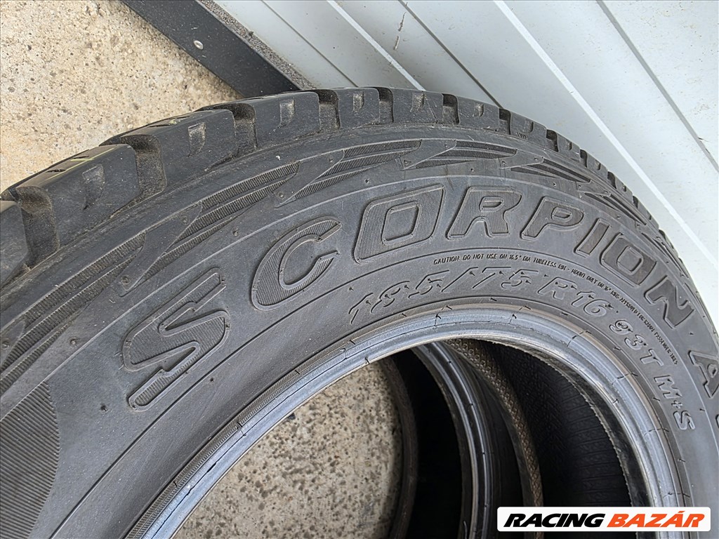  185/75R16 Pirelli négyévszakos gumi 2db szinte újszerű állapotban eladó! 4. kép