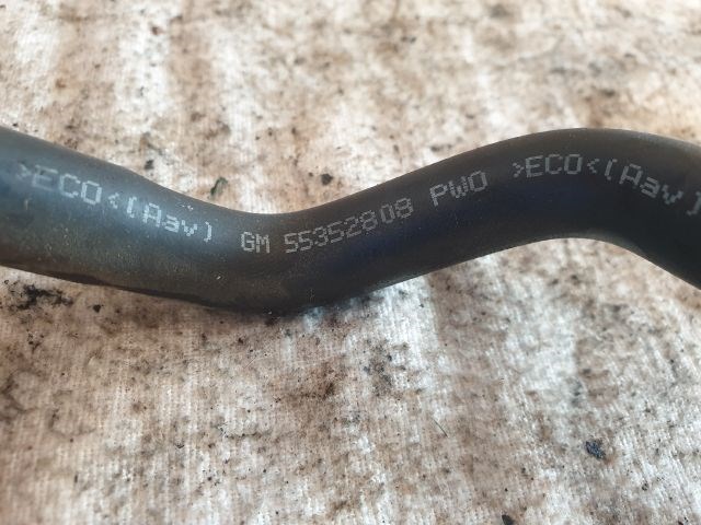 Opel Astra H, Opel Zafira B Vákumcső Z16xer A16xer  55352808 3. kép