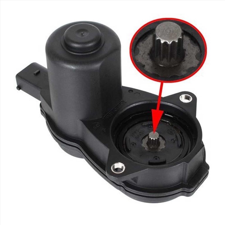 Audi A6 C7 kézifék állító motor (12 bordás) 2010–2018 1. kép