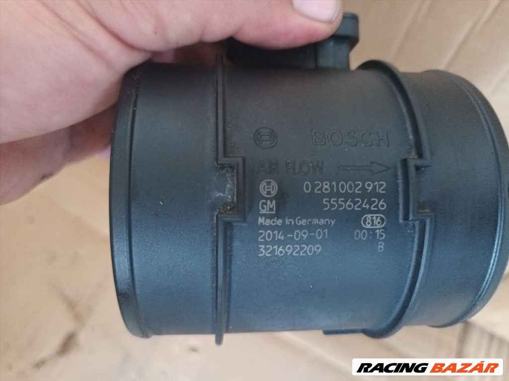 Opel Zafira C Légtömegmérő 7054,  55562426-0281002912 3. kép