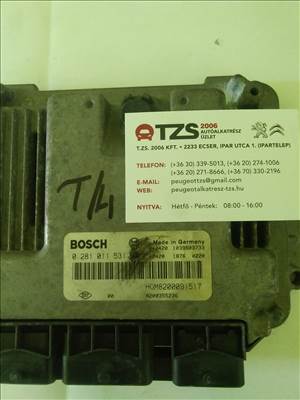 Renault Trafic II, Opel Vivaro B Motorvezérlő  0281011531