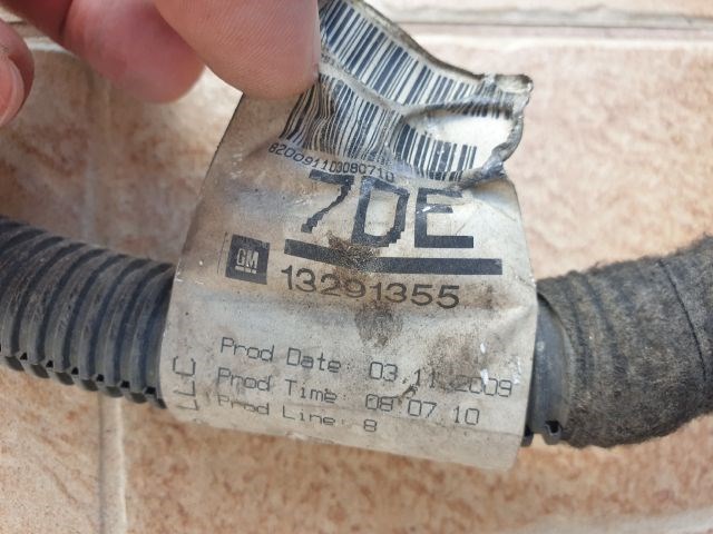 Opel Astra J 1.6 Turbo Akkumulátor kábelköteg A16let  13291355 3. kép