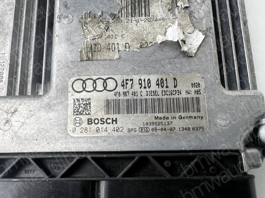AUDI A6 C6 (4F2)  2.7 TDI Motorvezérlő egység/modul (4F7910401D) 2. kép