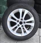 KIA GYÁRI ALUFELNI R16", 5x114.3, 205/55 használt Nexen téli gumi GARNITURA