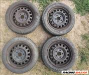15" használt lemezfelni, rajta 185/60 használt Goodyear téli gumi