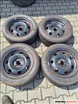 Peugeot 5008 4x108 lyukosztású 16" használt lemezfelni, 215/55 használt Semperit téli gumi sxx3