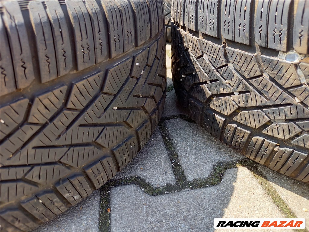 Peugeot 5008 4x108 lyukosztású 16" használt lemezfelni, 215/55 használt Semperit téli gumi sxx3 4. kép