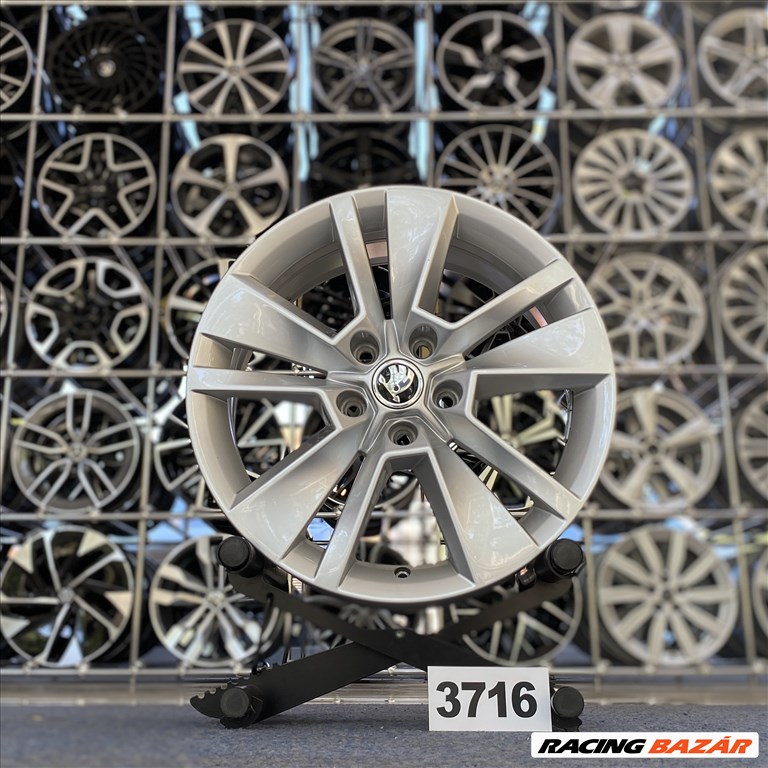 (3716)  Skoda 17 gyári alufelni felni, 5x112, Kodiaq Octavia 1. kép