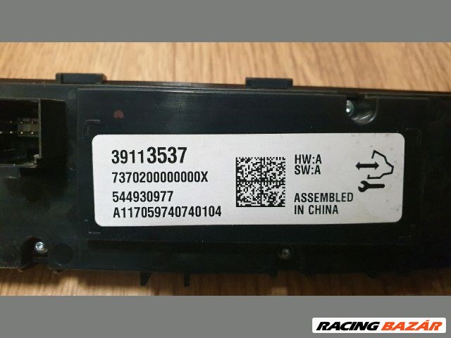 Opel Insignia B Fűtéskapcsoló DIGITKLÍMÁS  39113537 3. kép