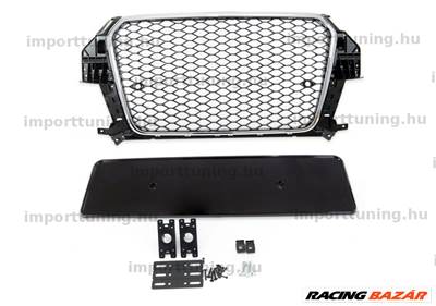 Audi Q3 8U 2012-2015 Króm és fekete Hűtőrács