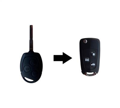 Ford Fiesta Focus Fusion Galaxy Mondeo C-Max S-MAX Ka kulcs módosított bicskakulcs átalakító