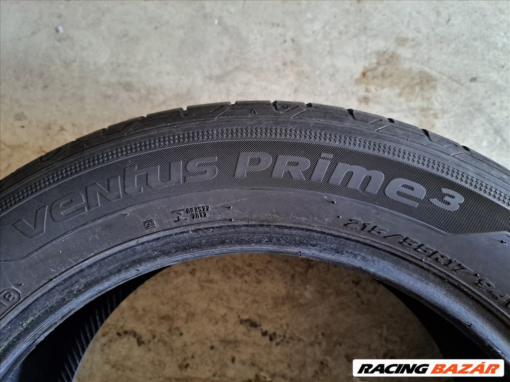 4db 215/55 R17 Hankook ventus prime 3 (Peremvédős) Nyári gumi eladó!!! 6. kép